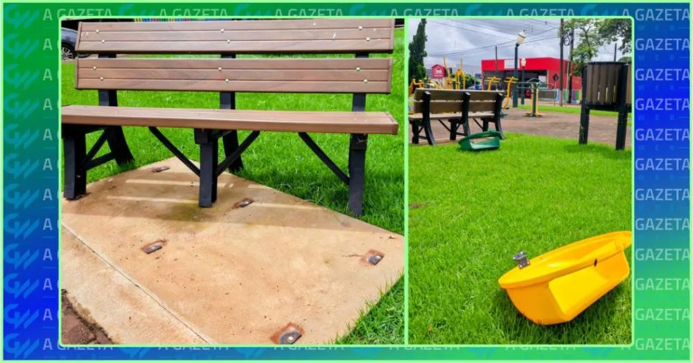 Prefeitura de Nova Santa Rosa registra boletim de ocorrência por danos ao patrimônio público na Praça do Colonizador