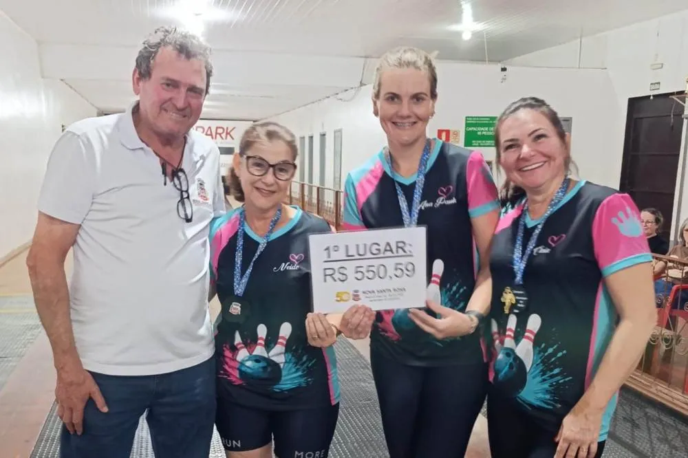 Garotas do Agro conquistam o título do Campeonato Municipal de Bolão de Nova Santa Rosa