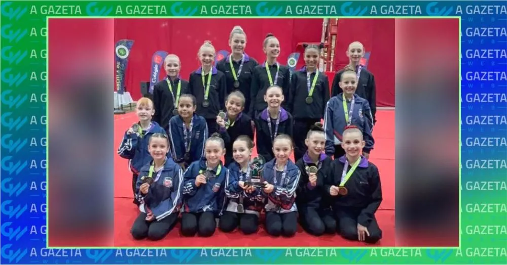 Ginástica Rítmica de Nova Santa Rosa conquista 2º lugar por equipe na Copa FAG 2026