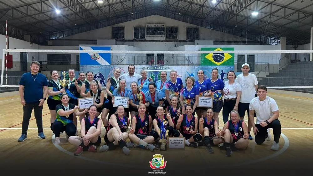 Força Master conquista o título do Campeonato Municipal de Voleibol na categoria Master Feminino