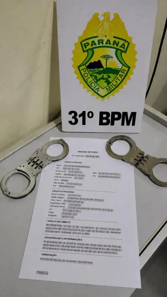 Mulher é presa por mandado relacionado ao tráfico de drogas em Palotina